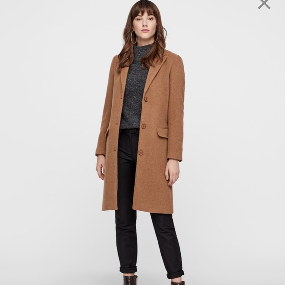 Inwear Jackets & Blazers - Inwear Copenhagen Sai Light Brown Wool Coat
